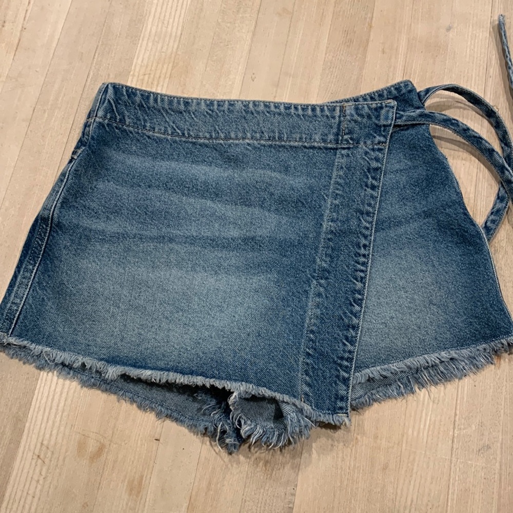 Blue Jean Skort from Free people